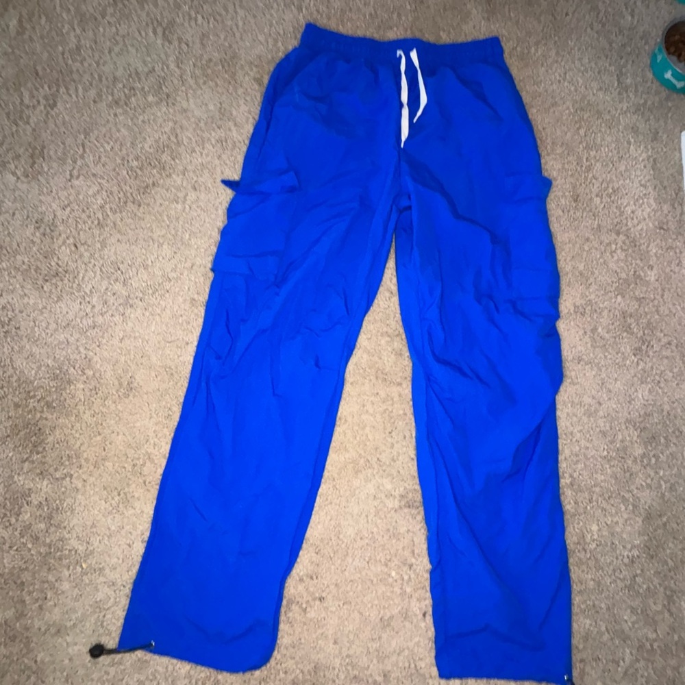 Medium Balera Bright Blue Cargo Hip Hop Pants